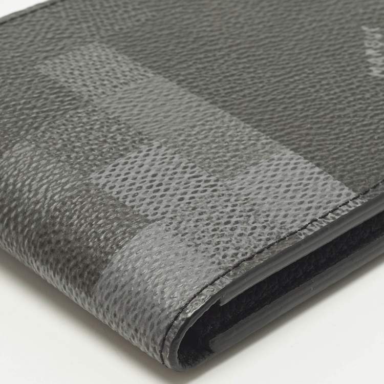 Pre Owned Louis Vuitton Slender Damoflage Canvas Wallet