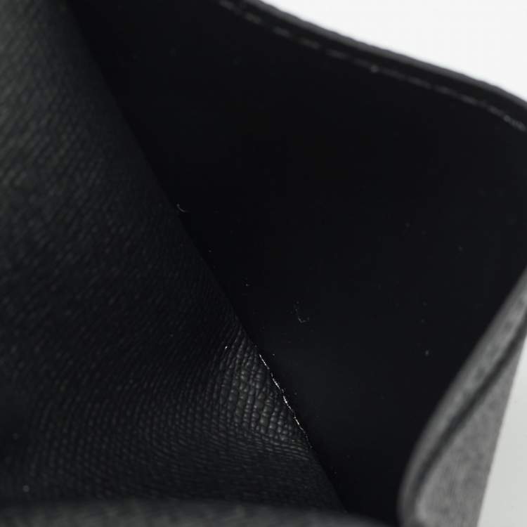 Pre Owned Louis Vuitton Black Epi Leather Pocket Organizer