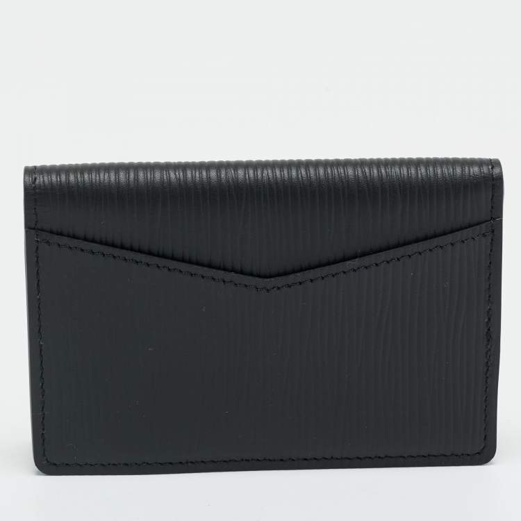 Pre Owned Louis Vuitton Black Epi Leather Pocket Organizer