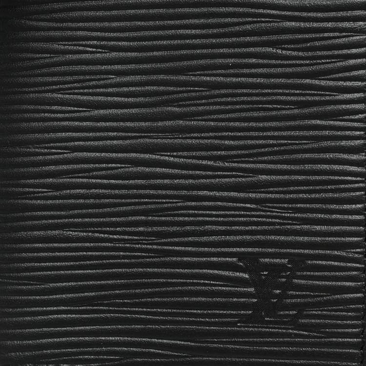 Pre Owned Louis Vuitton Black Epi Leather Pocket Organizer