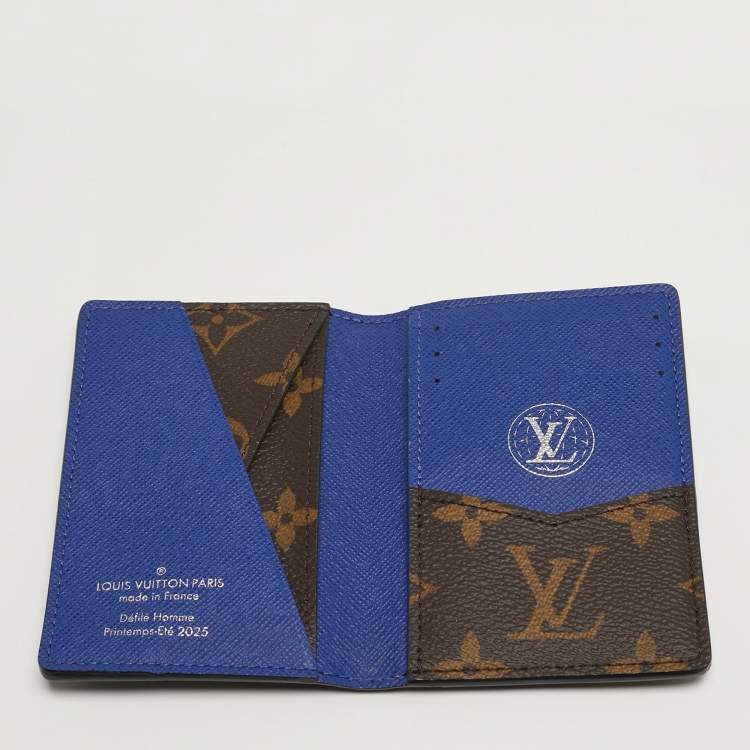 Pre Owned Louis Vuitton Blue/Green Damier Heritage Canvas Pocket Organizer