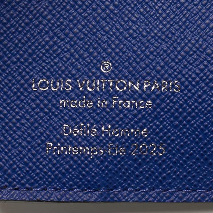 Pre Owned Louis Vuitton Blue/Green Damier Heritage Canvas Pocket Organizer