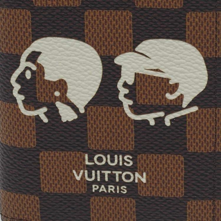 Pre Owned Louis Vuitton x Nigo Damier Ebene Canvas Pocket Organizer