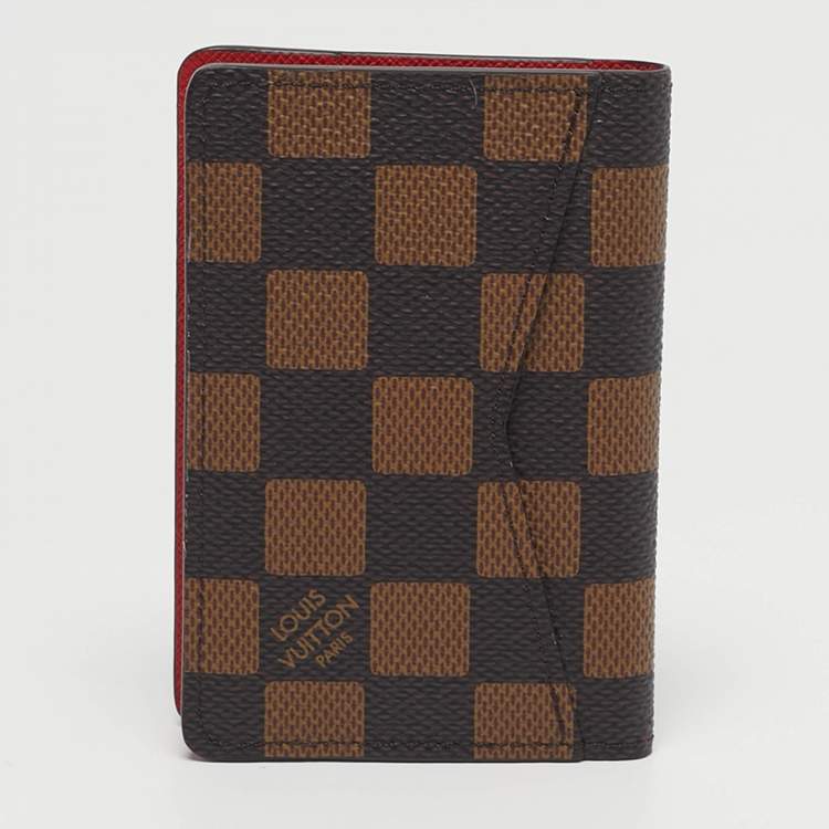 Pre Owned Louis Vuitton x Nigo Damier Ebene Canvas Pocket Organizer