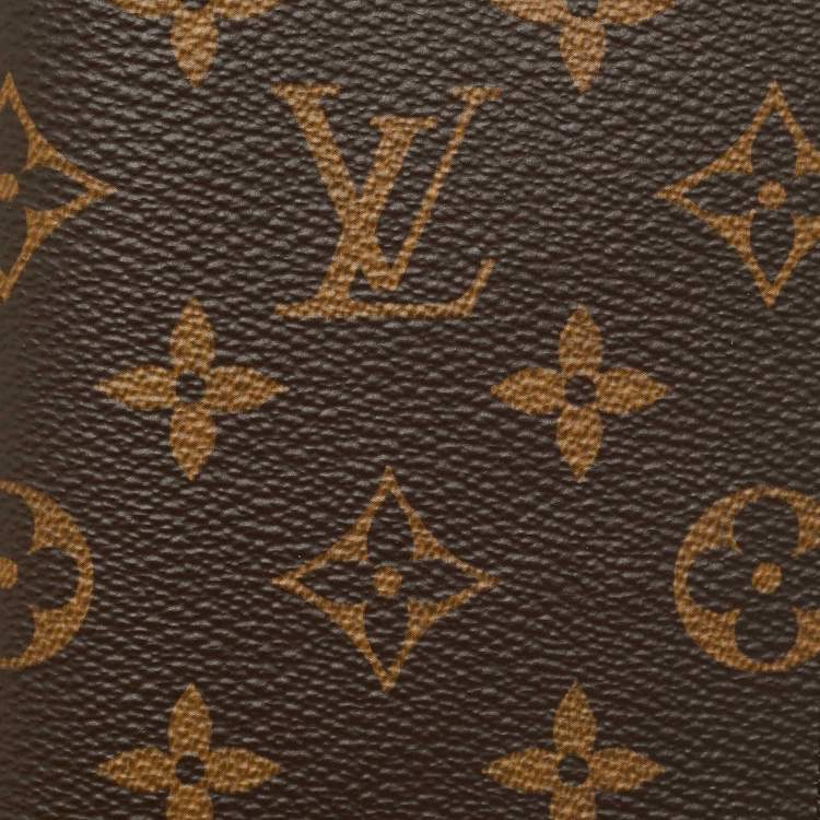 Pre Owned Louis Vuitton Brazza Monogram Canvas Long Wallet