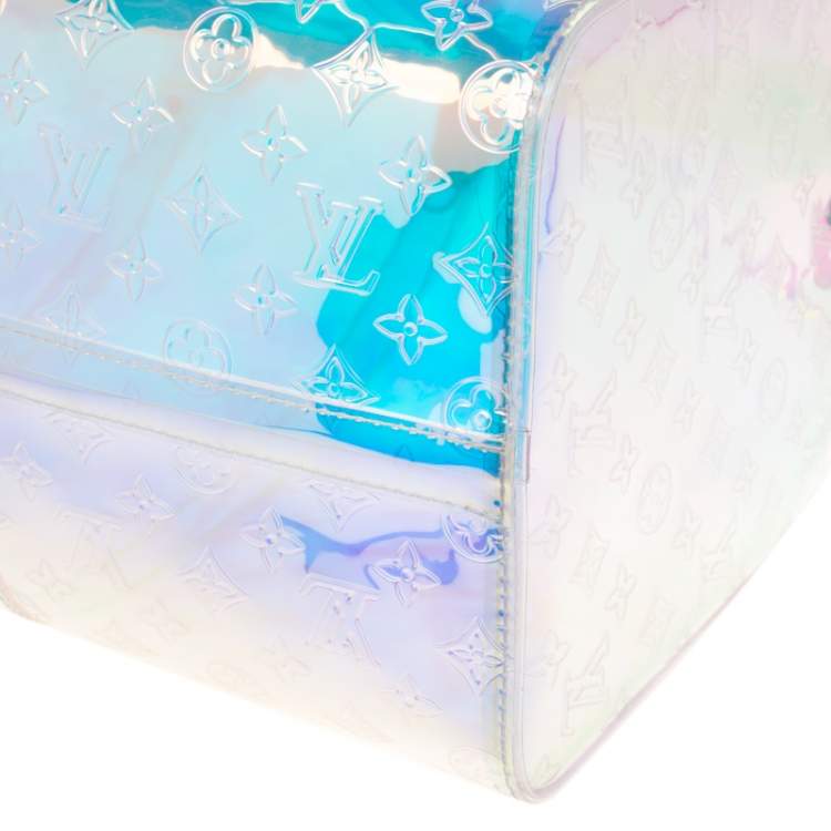 Pre Owned Louis Vuitton Monogram Prism Keepall Bandouliere 50 Bag