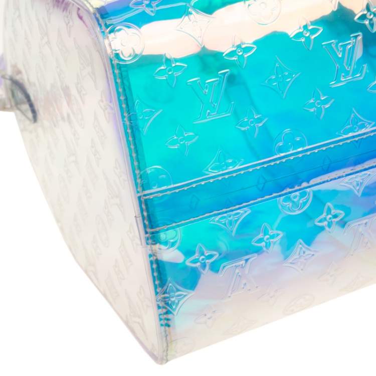 Pre Owned Louis Vuitton Monogram Prism Keepall Bandouliere 50 Bag