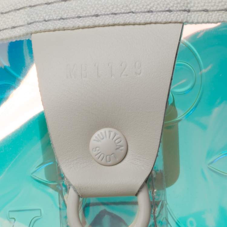 Pre Owned Louis Vuitton Monogram Prism Keepall Bandouliere 50 Bag