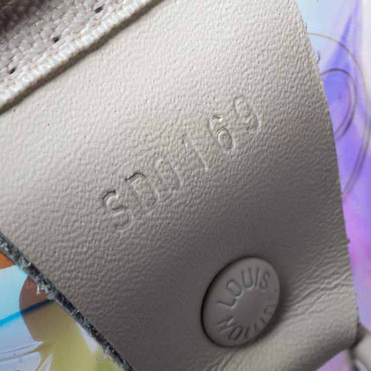 Pre Owned Louis Vuitton Monogram Prism Keepall Bandouliere 50 Bag