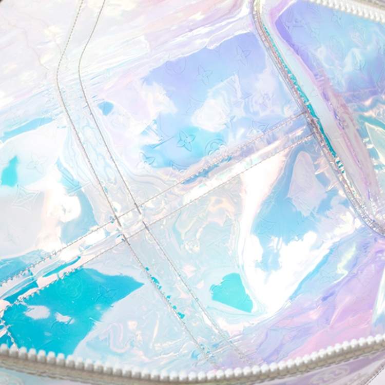 Pre Owned Louis Vuitton Monogram Prism Keepall Bandouliere 50 Bag