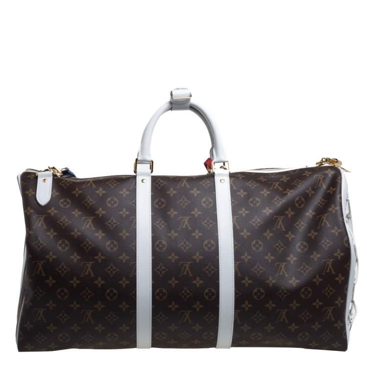 Pre Owned Louis Vuitton x NBA Monogram Canvas Basketball Keepall 55 Bag