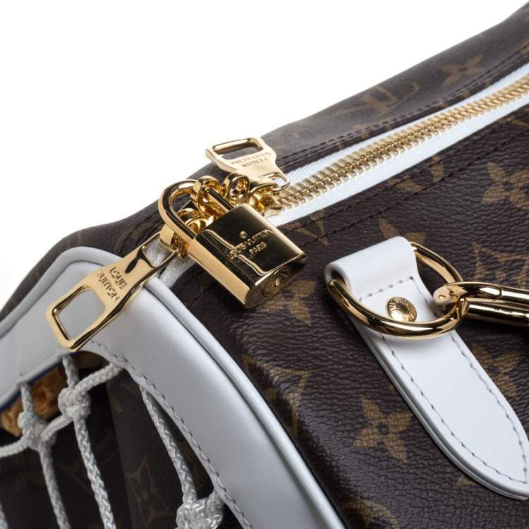 Pre Owned Louis Vuitton x NBA Monogram Canvas Basketball Keepall 55 Bag