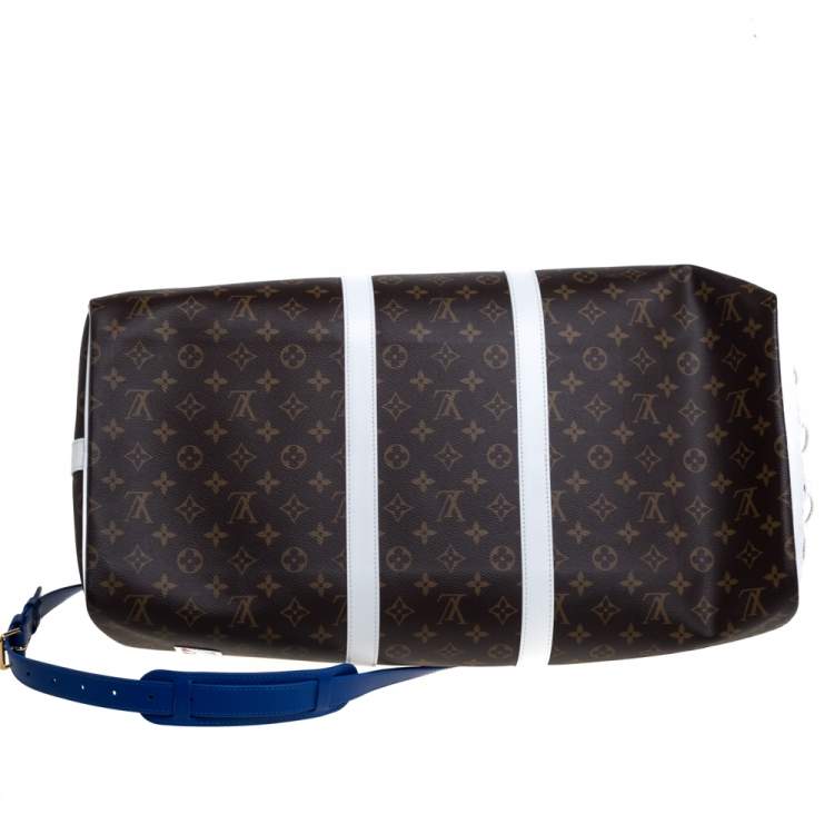 Pre Owned Louis Vuitton x NBA Monogram Canvas Basketball Keepall 55 Bag