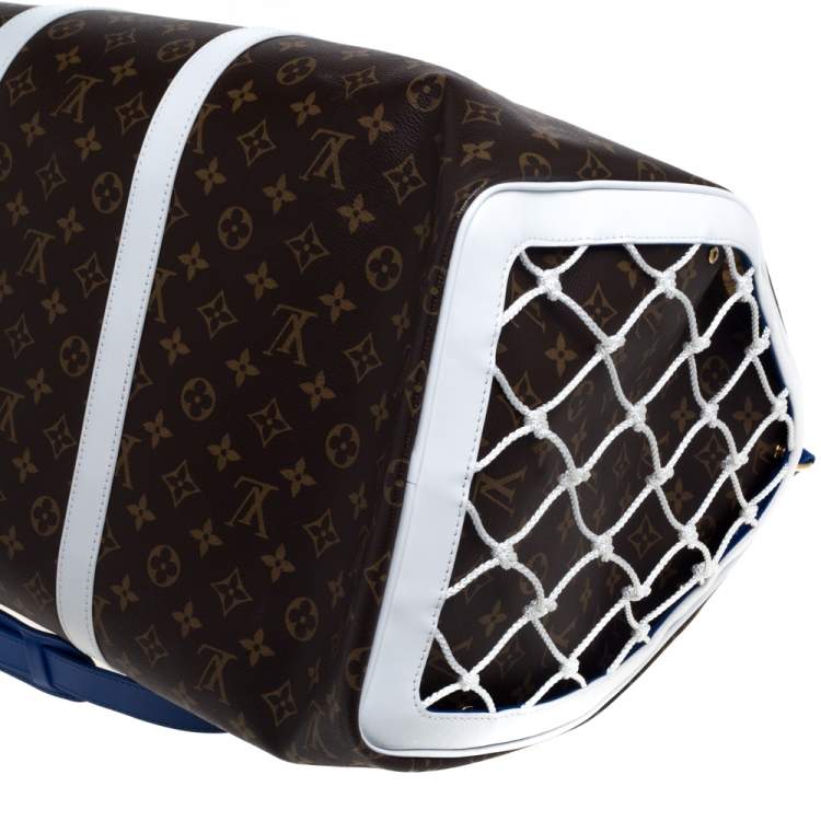 Pre Owned Louis Vuitton x NBA Monogram Canvas Basketball Keepall 55 Bag