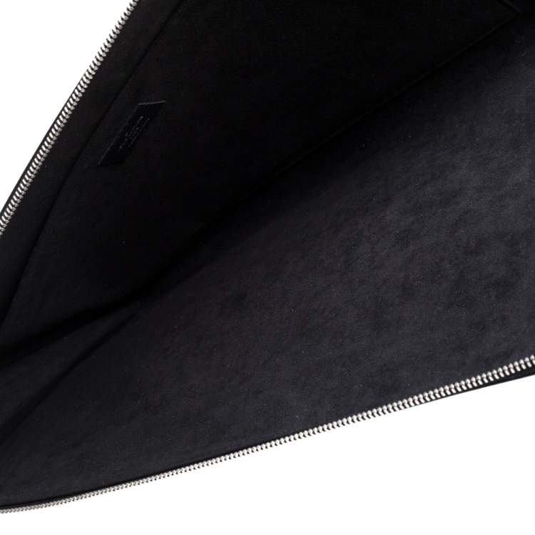 Pre Owned Louis Vuitton Noir Epi Leather Pochette Jour GM Clutch