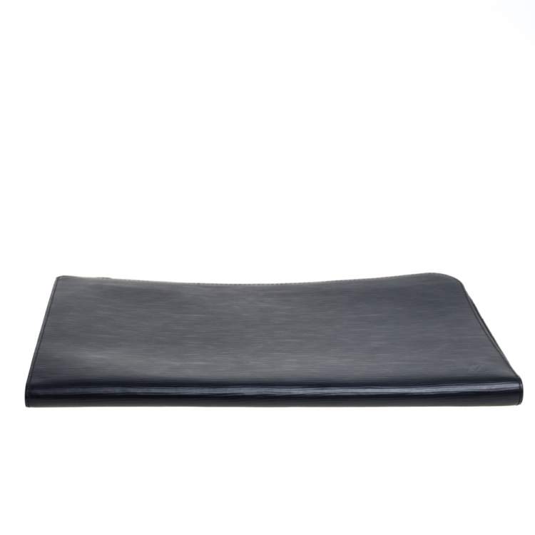 Pre Owned Louis Vuitton Noir Epi Leather Pochette Jour GM Clutch