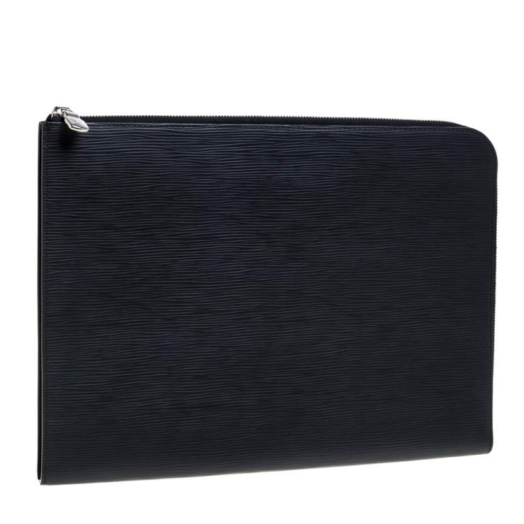 Pre Owned Louis Vuitton Noir Epi Leather Pochette Jour GM Clutch
