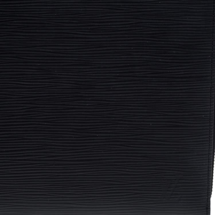 Pre Owned Louis Vuitton Noir Epi Leather Pochette Jour GM Clutch