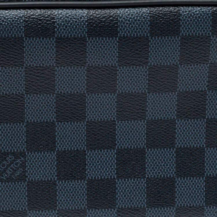 Pre Owned Louis Vuitton Damier Cobalt Toilet Pouch PM
