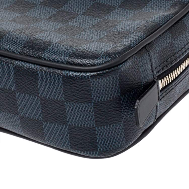 Pre Owned Louis Vuitton Damier Cobalt Toilet Pouch PM