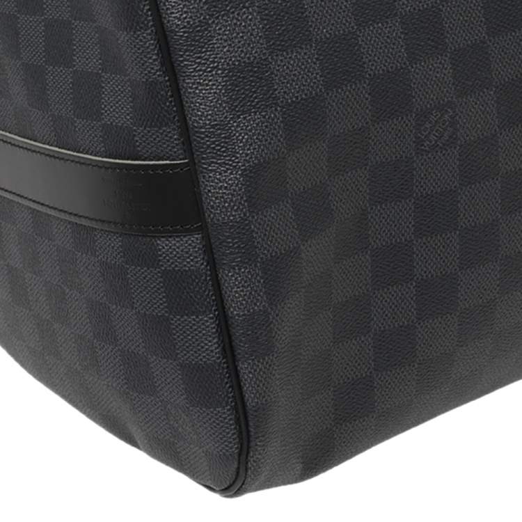 Pre Owned Louis Vuitton Damier Graphite Canvas Keepall Bandouliere 50 Bag