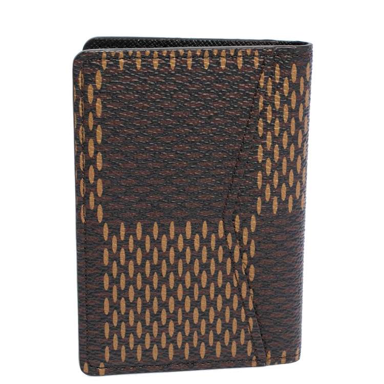 Pre Owned Louis Vuitton x Nigo Damier Ebene Giant Canvas Pocket Organiser