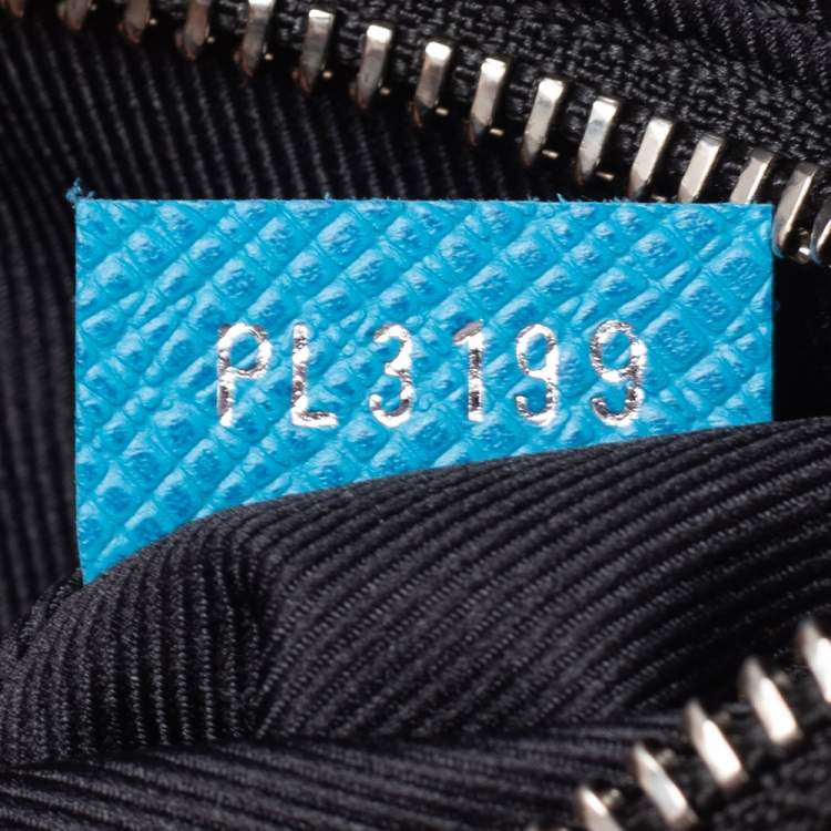 Pre Owned Louis Vuitton Blue Marine Taiga Leather Roman PM Bag