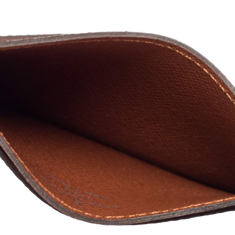 Pre Owned Louis Vuitton Monogram Canvas Card Holder 
