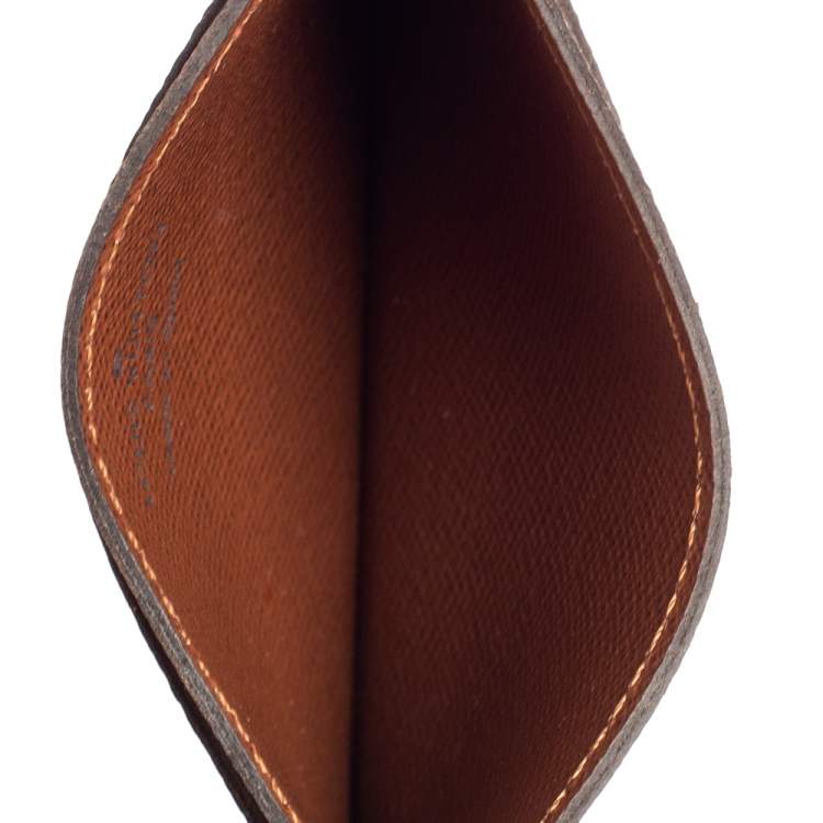 Pre Owned Louis Vuitton Monogram Canvas Card Holder 