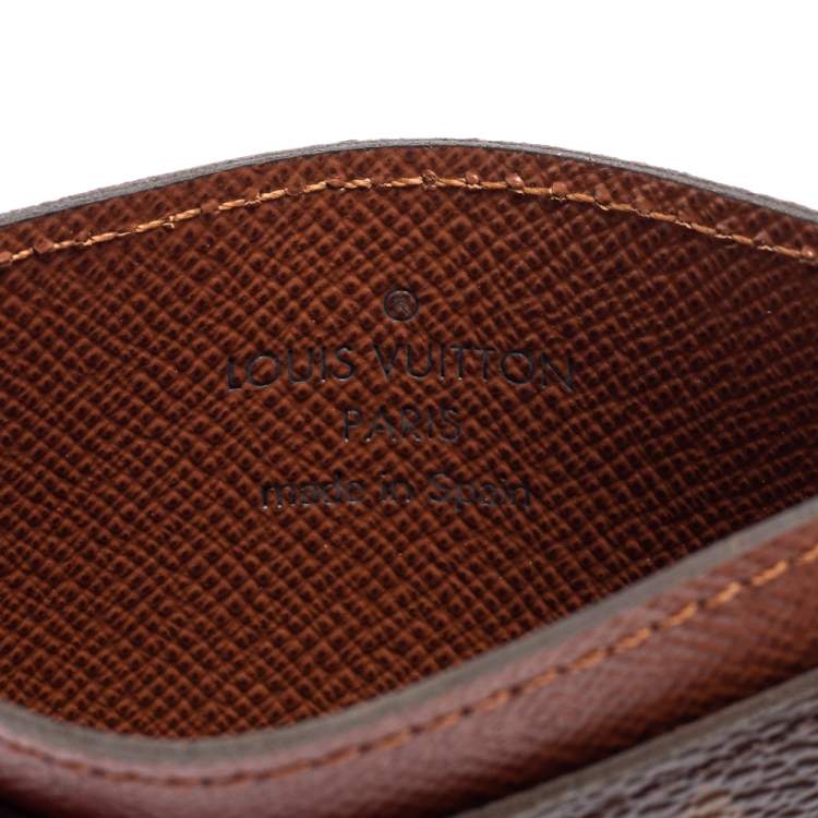 Pre Owned Louis Vuitton Monogram Canvas Card Holder 