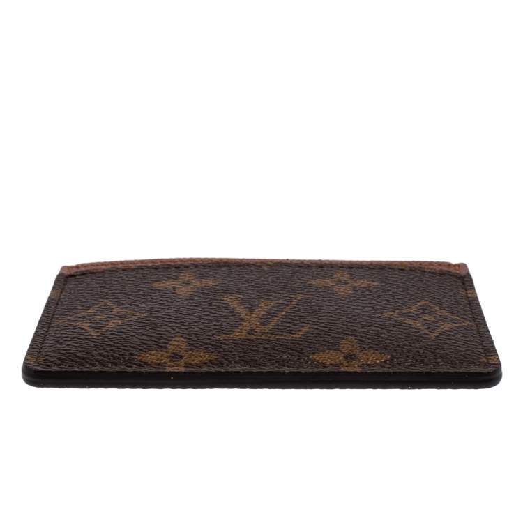 Pre Owned Louis Vuitton Monogram Canvas Card Holder 