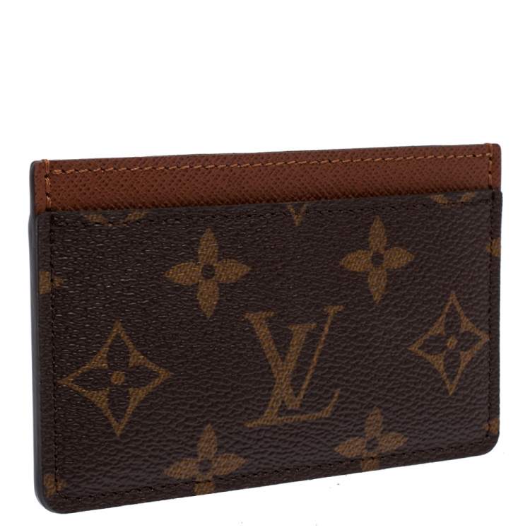 Pre Owned Louis Vuitton Monogram Canvas Card Holder 