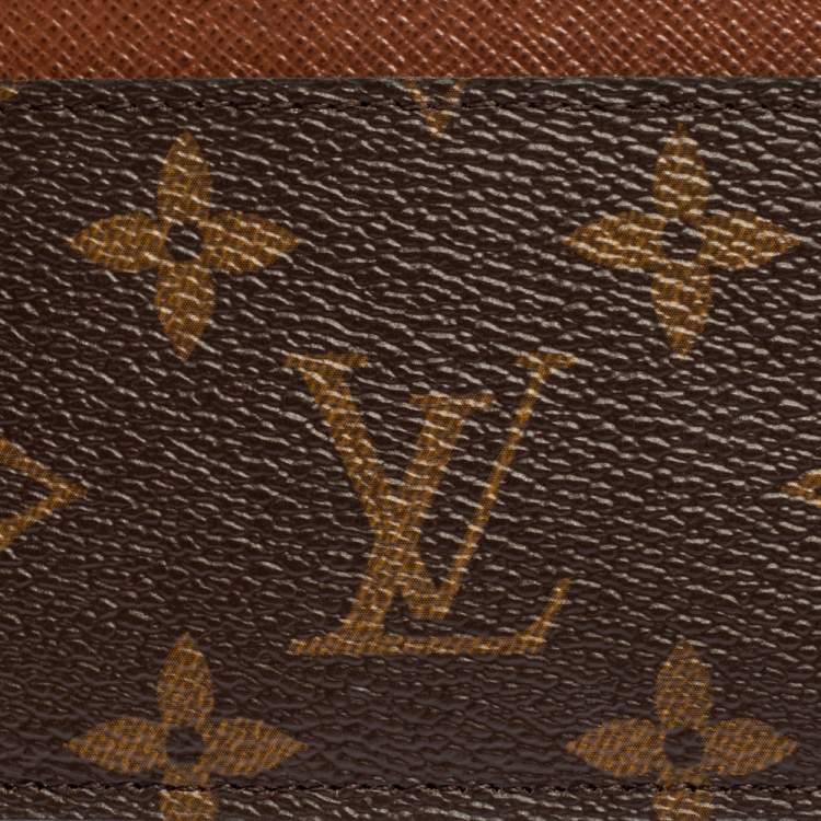 Pre Owned Louis Vuitton Monogram Canvas Card Holder 