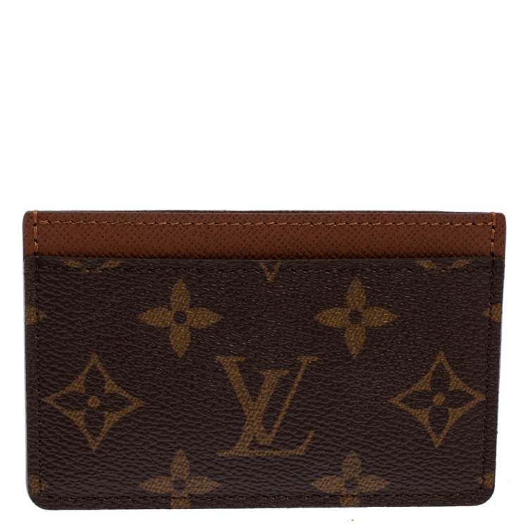 Pre Owned Louis Vuitton Monogram Canvas Card Holder 