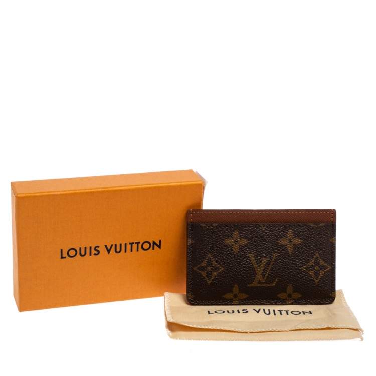 Pre Owned Louis Vuitton Monogram Canvas Card Holder 