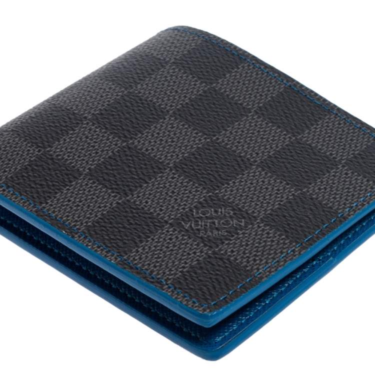 Pre Owned Louis Vuitton Damier Graphite Canvas Slender Wallet
