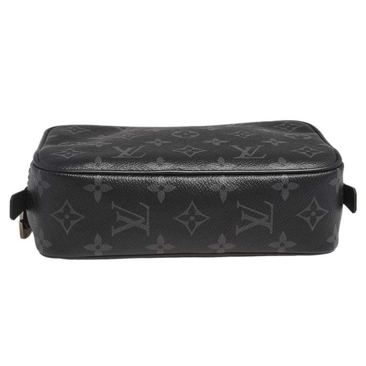Pre Owned Louis Vuitton Monogram Eclipse Canvas Toilet Pouch PM