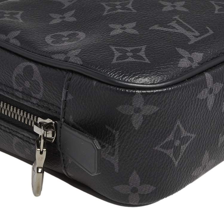 Pre Owned Louis Vuitton Monogram Eclipse Canvas Toilet Pouch PM