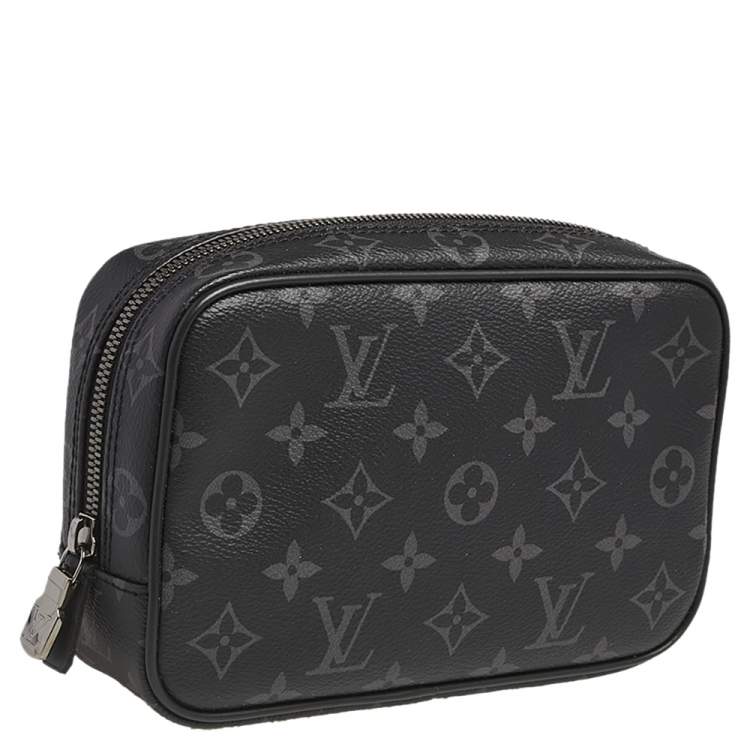 Pre Owned Louis Vuitton Monogram Eclipse Canvas Toilet Pouch PM