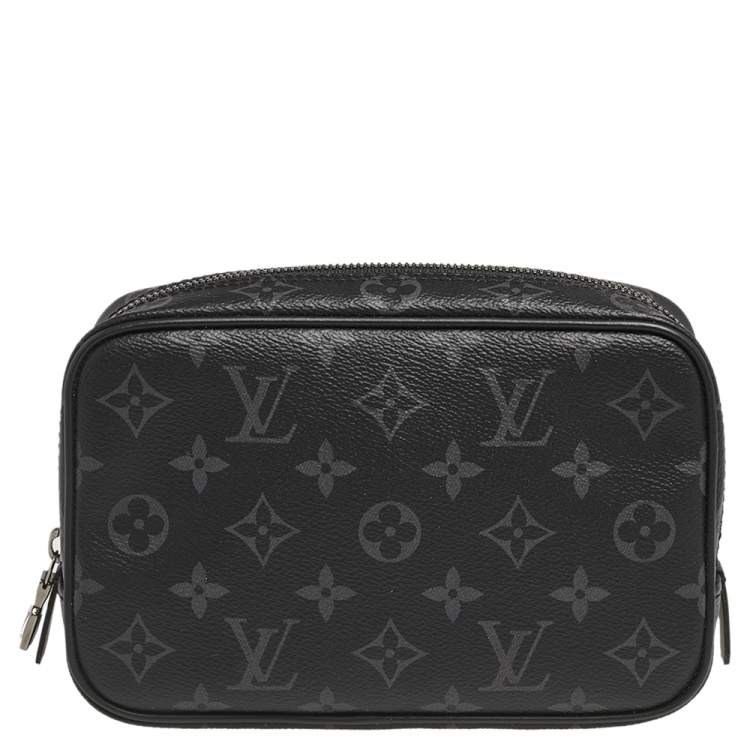 Pre Owned Louis Vuitton Monogram Eclipse Canvas Toilet Pouch PM
