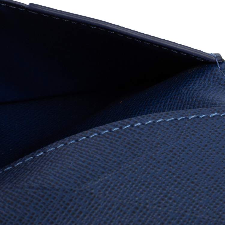 مملوكة مسبقًا Louis Vuitton Blue Monogram Canvas Pocket Organiser 