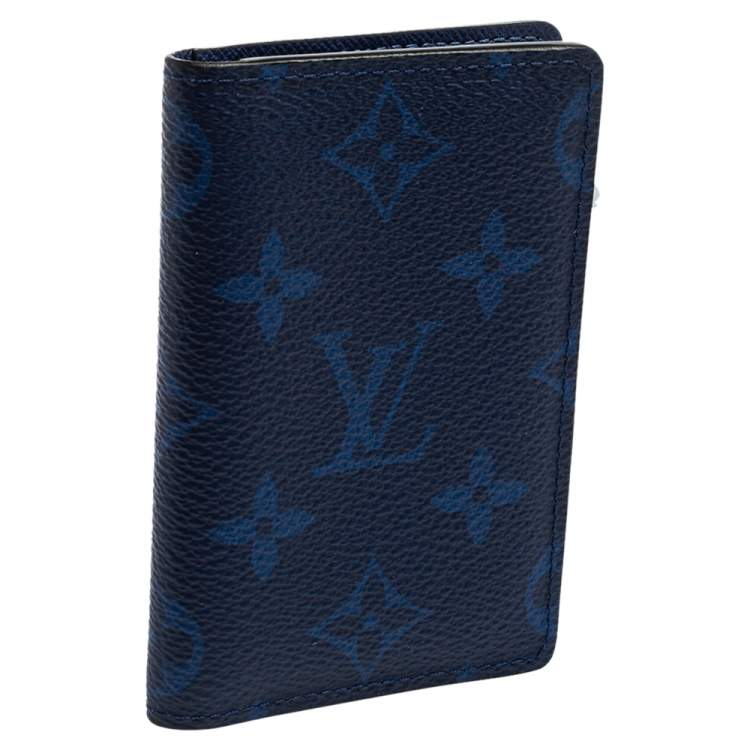 مملوكة مسبقًا Louis Vuitton Blue Monogram Canvas Pocket Organiser 