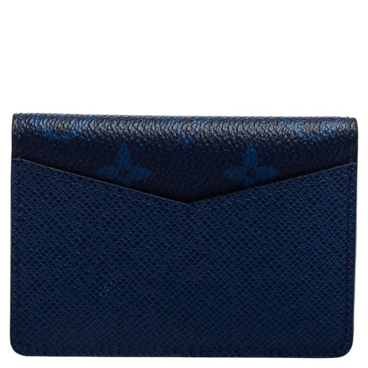 مملوكة مسبقًا Louis Vuitton Blue Monogram Canvas Pocket Organiser 
