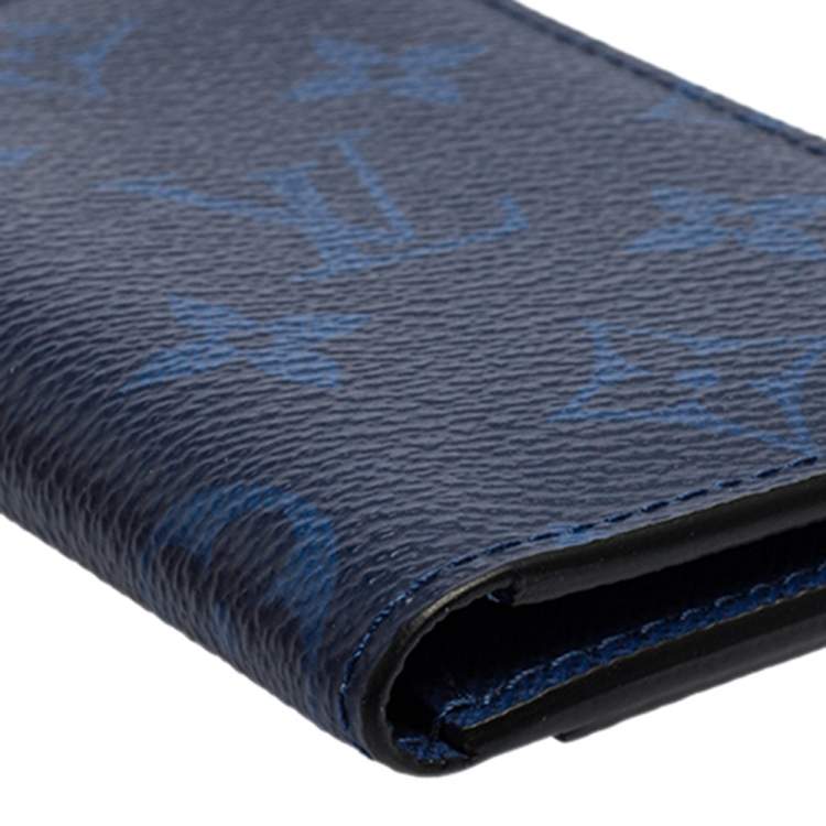 مملوكة مسبقًا Louis Vuitton Blue Monogram Canvas Pocket Organiser 