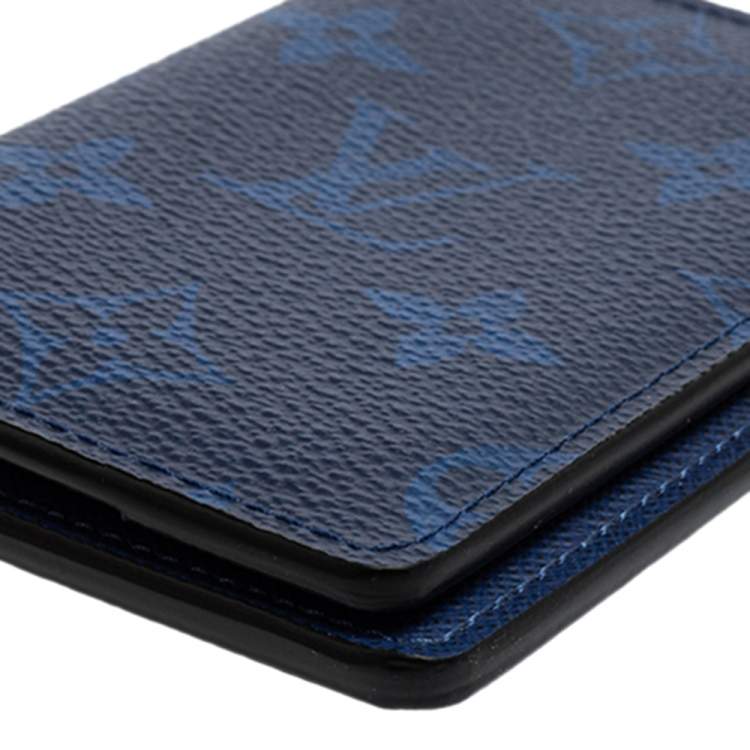 مملوكة مسبقًا Louis Vuitton Blue Monogram Canvas Pocket Organiser 
