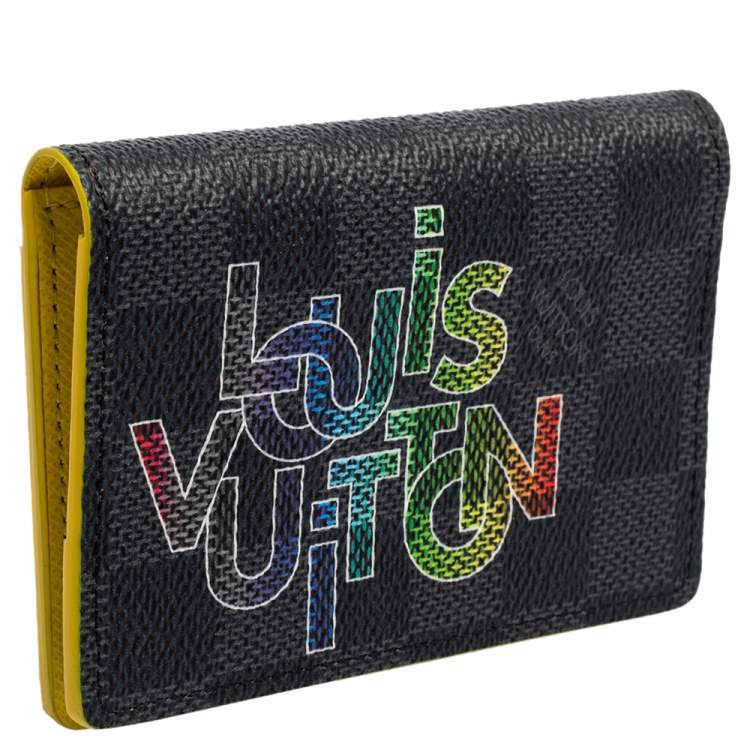 Pre Owned Louis Vuitton Damier Graphite Canvas Logo Pocket Organizer