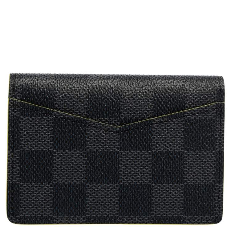 Pre Owned Louis Vuitton Damier Graphite Canvas Logo Pocket Organizer