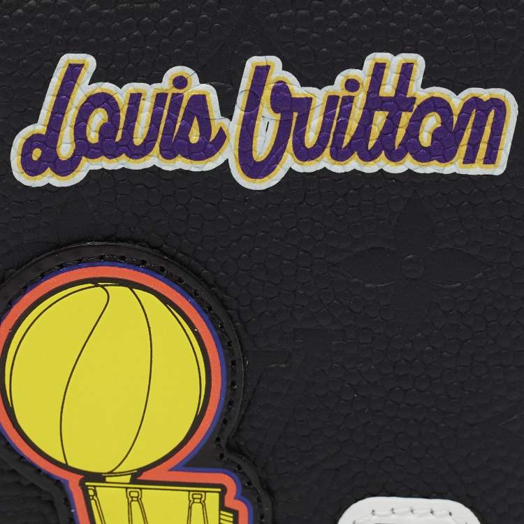 Pre Owned Louis Vuitton x NBA Black Taurillon Monogram Leather Pocket Organizer