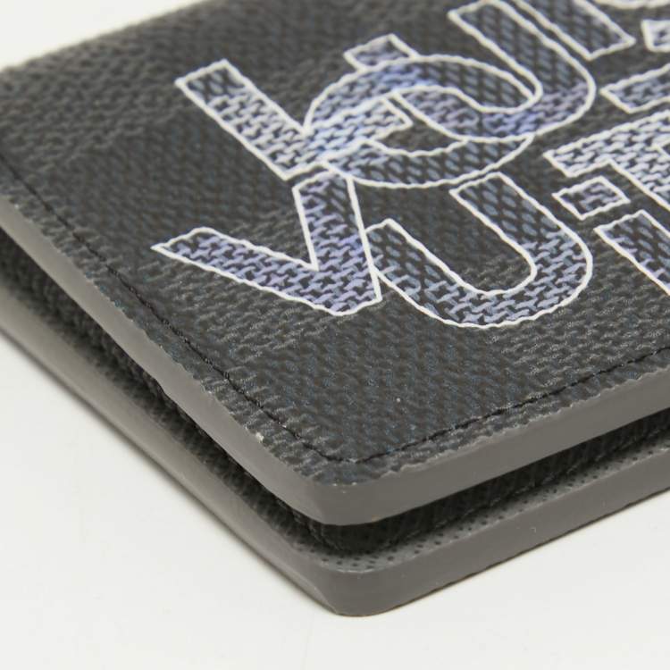 Pre Owned Louis Vuitton Damier Graphite Canvas Logo Pocket Organizer