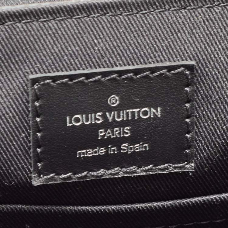 Pre Owned Louis Vuitton Damier Graphite Canvas District PM Bag